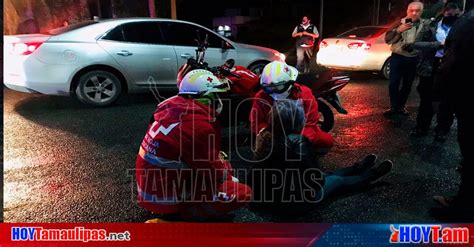 Hoy Tamaulipas Accidente En Tamaulipas Pareja En Moto Cae Al