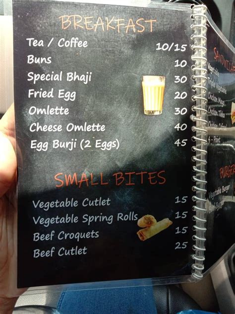 Menu At Food Stop Navelim Village