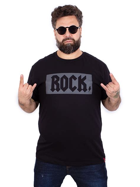 Camiseta Plus Size Rock Art Rock Camisetas Receba Em Casa