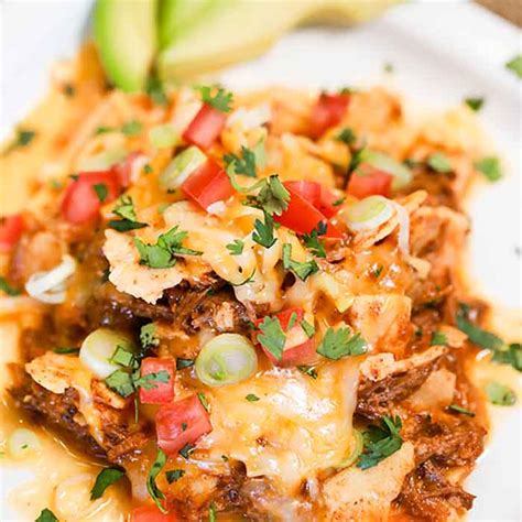 Enchilada De Carne Mechada En Cazuela De Barro Cocina Facil