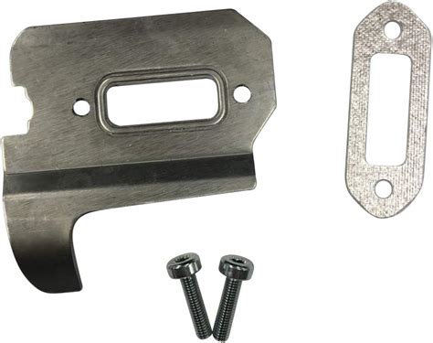 ENGINERUN Muffler Exhaust Cooling Plate With Muffler Gasket Screw Kit