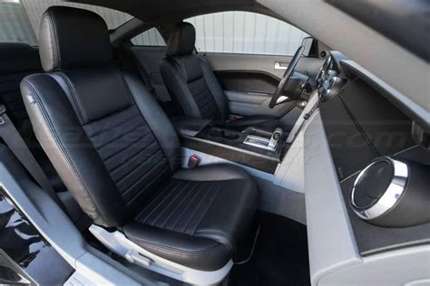 Ford Mustang Leather Kit | Black - LeatherSeats.com