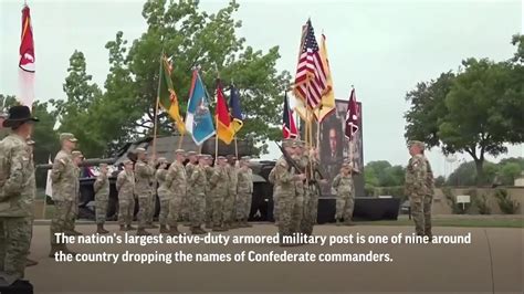 Texas Army Base Fort Hood Renamed Fort Cavazos One News Page Video