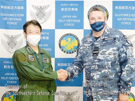 Japan Air Self Defense Force On Twitter Dcaf Raaf Avm Meredith