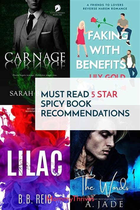 Must Read 5 Star Spicy Book Recommendations - MommyThrives