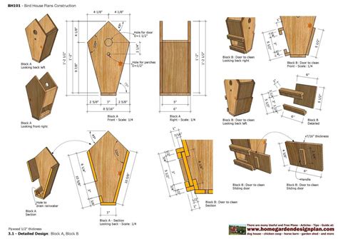 Home Garden Plans Bh Bird House Plans Construction Bird House Design Bird House Plans