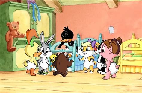 Classic Baby Looney Tunes Characters With Teddy Bear