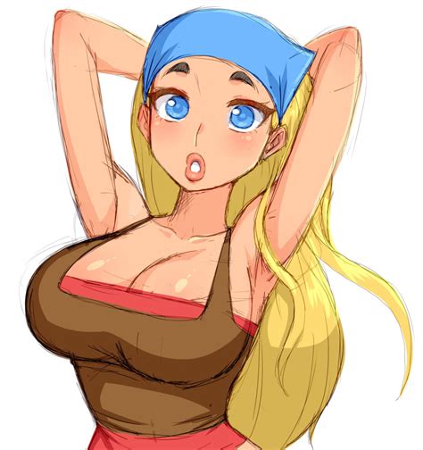 Rule 34 1girls Armpits Big Breasts Blonde Hair Blue Eyes Cartoon Network Cleavage Female