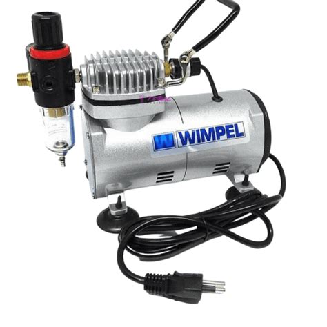 Kit Aerografia completo Compressor WIMPEL COMP1 e Aerógrafo STEULA BC66