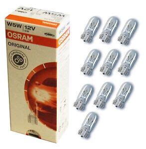 Stk Osram Autolampe W W Watt V W Birne Gl Hbirne Lampe Leuchte