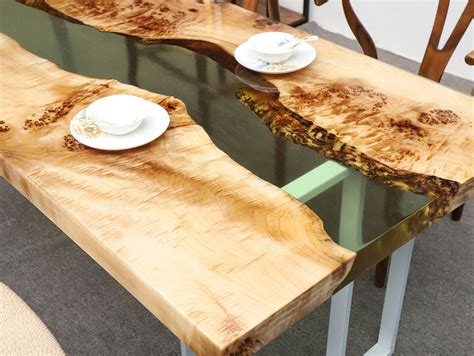 Maak To Order Epoxy Hars En Hout Rivier Tafel Epoxy Tafel Etsy