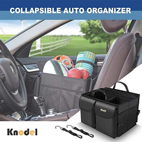 K KNODEL Car Trunk Organizer Collapsible Trunk Storage Organizer