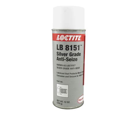 Henkel 76759 Loctite Lb 8150 Silver Grade Anti Seize Paste 340 Gram