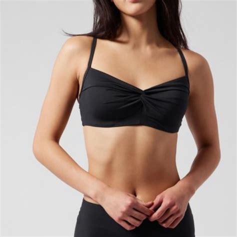 Athleta Swim Nwt Athelta Black Hampton Bra Cup Bikini Top Poshmark