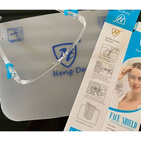 Heng De Faceshield 10 Pcs Acetate 45 Php Only FACE PROTECTION SHIELD