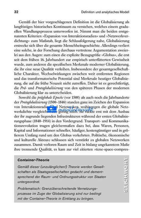 Globalisierung – Definition und analytisches Modell | meinUnterricht