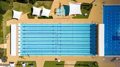 Free Stock Photo of Aerial view of a an empty skateboarding pool ...