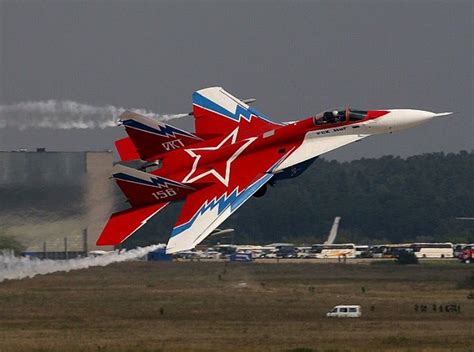 A Russian Mikoyan Gurevich Mig Ovt Performed During An Air Show Air