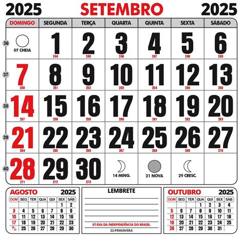 Caledario De Setembro - Quando cai o 5º dia útil de setembro?