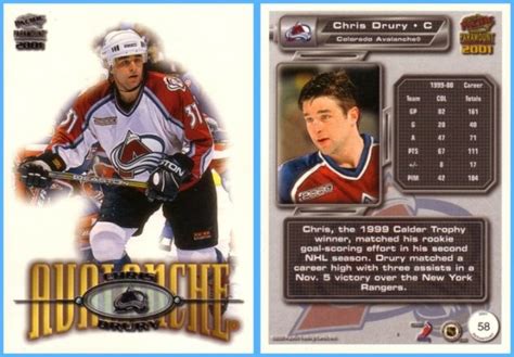 Chris Drury | Hockey Card Database Wiki | Fandom