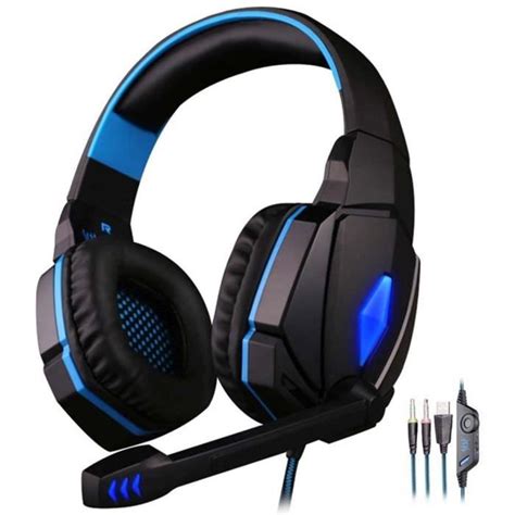 Usb 3 5mm Gaming Casque Stéréo Basse Gamer Casques Avec Microphone Led