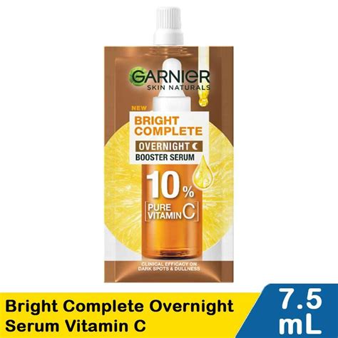 Jual Garnier Bright Complete Overnight Vit C Booster Serum Ml