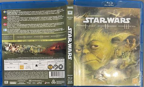 Star Wars Prequel Trilogy Blu Ray Film Retrobros Fordi Vi Elsker