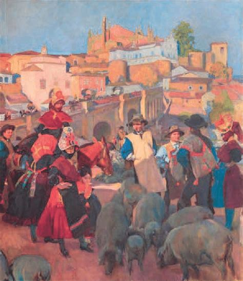 Joaquín Sorolla y Bastida Extremadura de Visión de España 1917 óleo