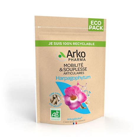 Arkogelules Harpagophytum Bio Eco Pack Gelules Arkopharma