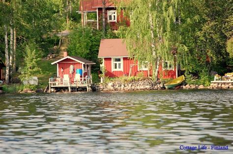 Finnish lake cottage life | Lake cottage, Cottage beach house, Country cottage decor