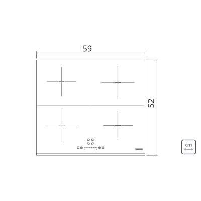 Placa De Coccion Por Induccion New Square Touch B Ei Prime En