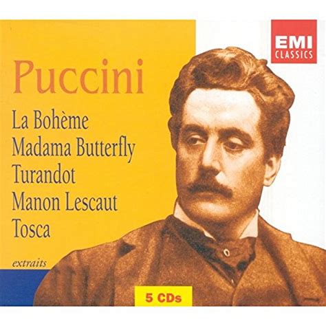 Puccini La Boheme Madama Butte Giacomo Puccini Bruno Bartoletti