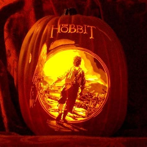 Bilbo On A Pumpkin Pumpkin Carving Pumpkin Halloween Pumpkins Carvings