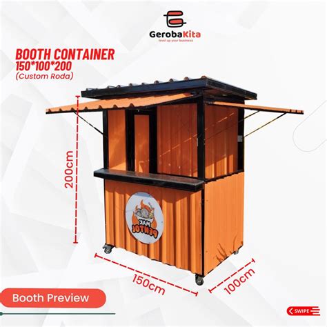 Jual Booth Container Dengan Roda Dan Lantai Shopee Indonesia