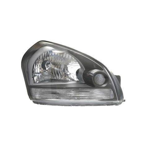 Farol Principal Hyundai Tucson Lado Esquerdo M Scara Negra Aro Cinza