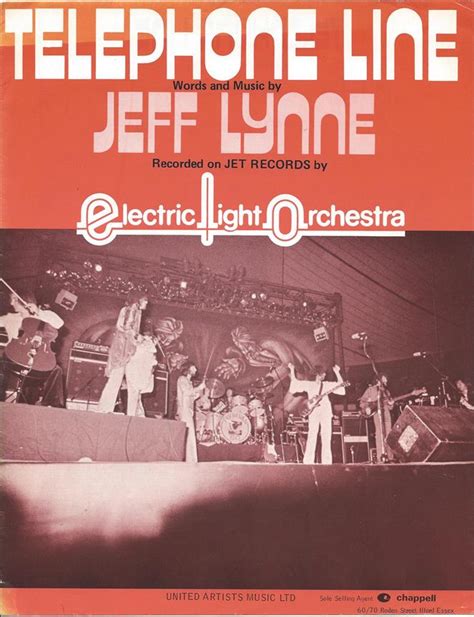 Jeff Lynne Song Database Electric Light Orchestra Telephone Line