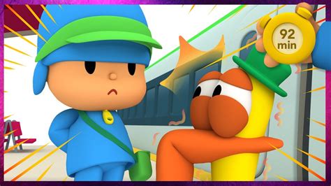 Pocoyo And Nina Pocoyo Drives A Train Min Animated Cartoon