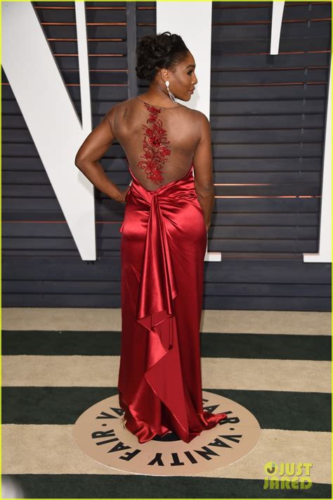 Serena Williams Shows Some Serious Leg At The Oscars 2015 After Party