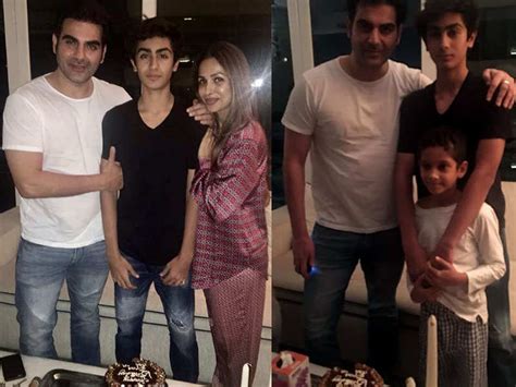 Pic: Malaika Arora and Arbaaz Khan come together for son Arhaan Khan’s ...