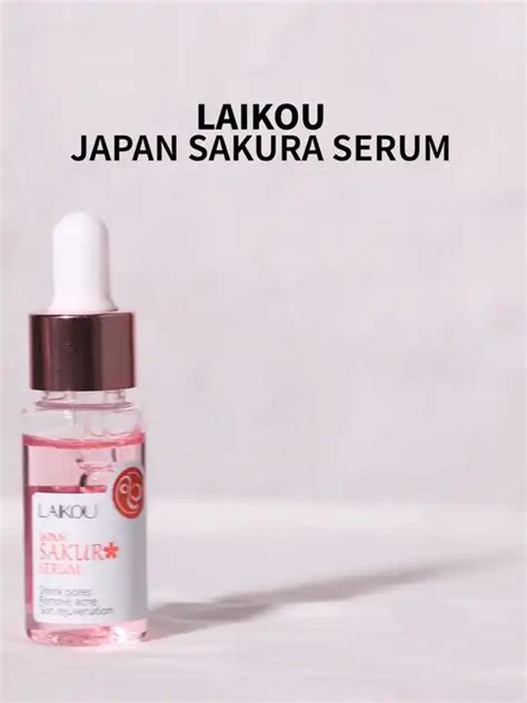 Private Label Laikou Japan Sakura Serum Collagen Whitening Skin Care