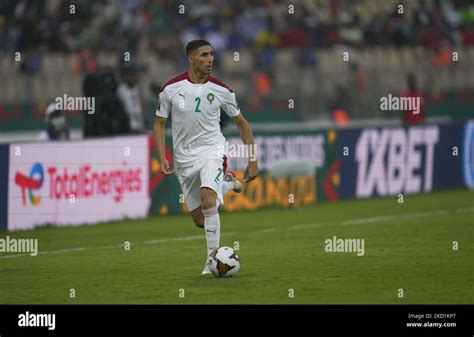 Achraf Hakimi Of Morocco During Morocco Versus Egypt African Cup Of