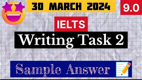 30 March 2024 IELTS Exam Writing Task 2 Academic Exam Review