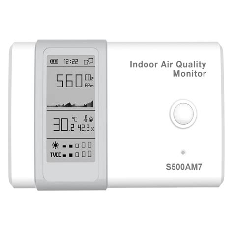 Lorawan Wireless Indoor Air Quality Sensor With Built In Display For