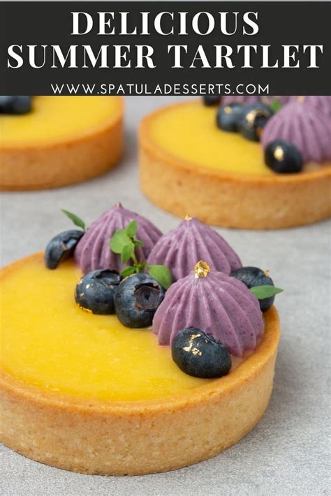 Mini Lemon Blueberry Tartlet Blueberry Tart Recipe Lemon Tart Recipe Mini Tart Recipes