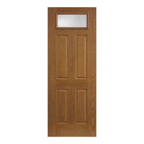 Blt Belleville Oak Textured Panel Door Rectangle Lite With