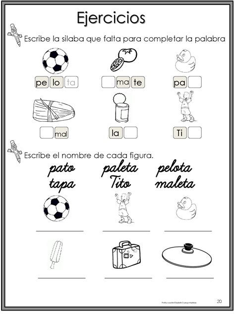 50 Ejercicios De Lecto Escritura Para Preescolar Y Primaria 009 Imagenes Educativas