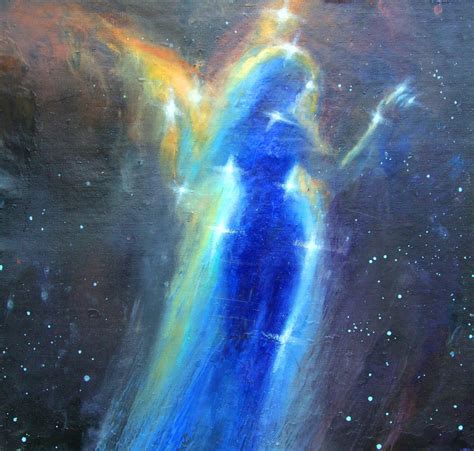 Virgo constellation Painting by Olena Samoilyk