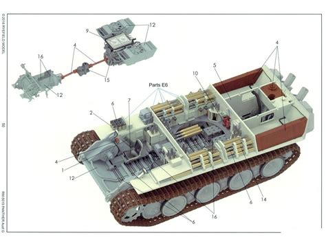 Rye Field Model Panther Ausf G With Full Interior Cut Away Parts 1