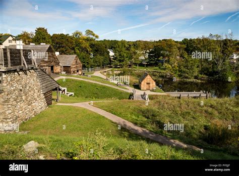 National Historic Saugus Iron Works About Miles From Boston In