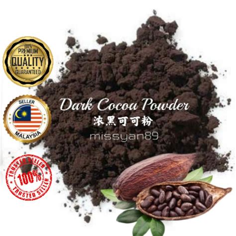 Premium Black Belgium Dark Cocoa Powder Chocolate Powder